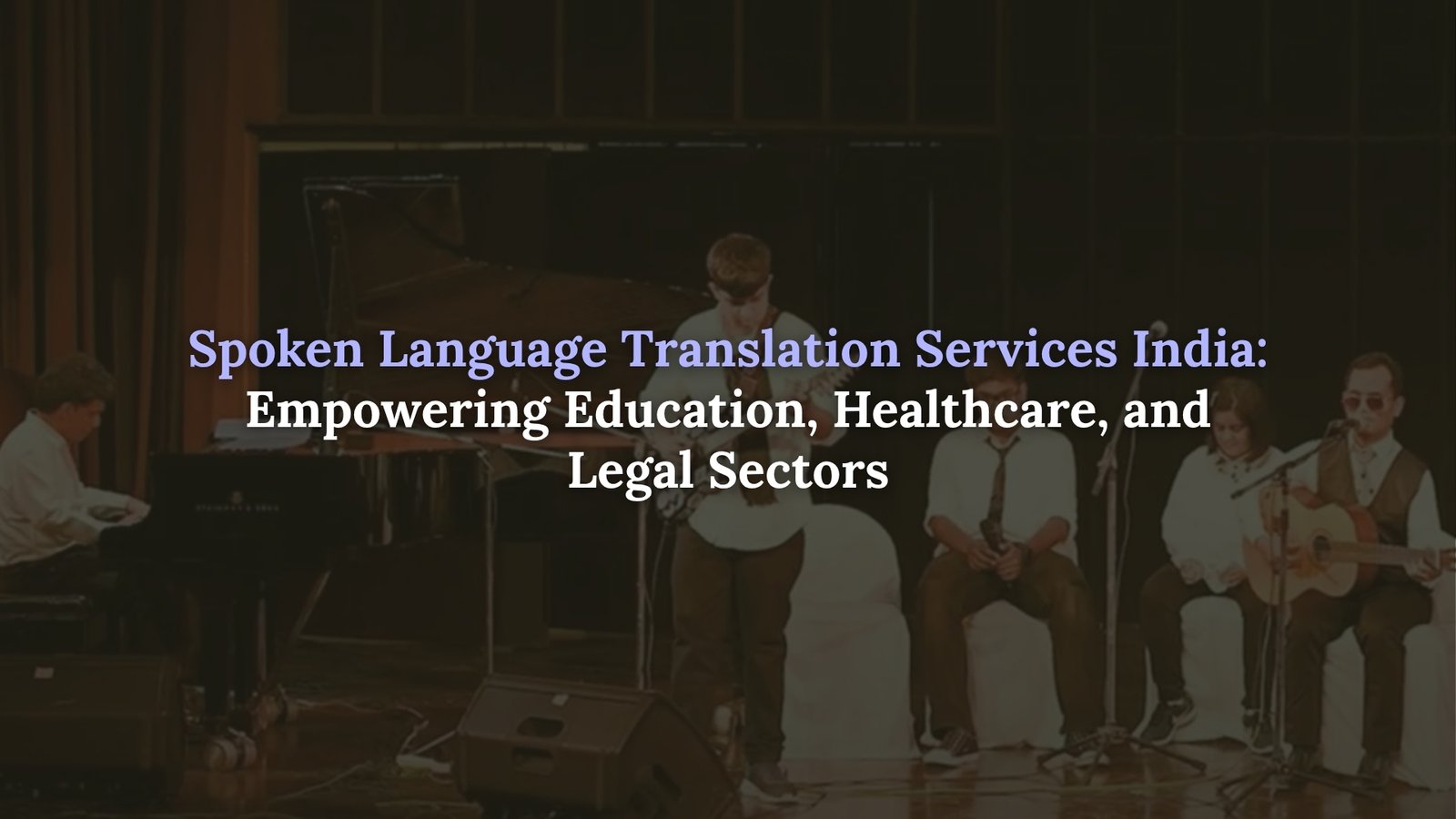Spoken language translation services India